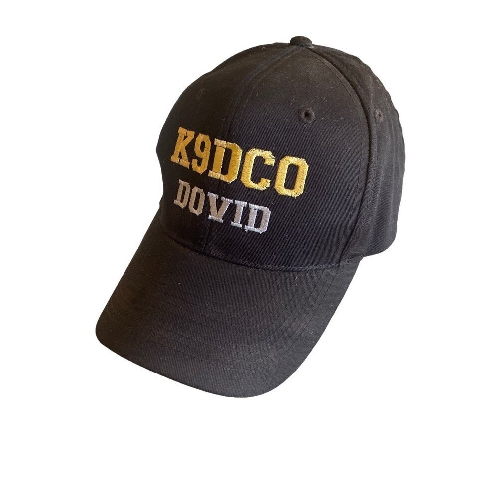 K9DCO DOVID Blue Hat Cap Adjustable Ham Radio‎ Yiddish David